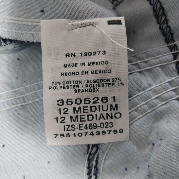 NWT! LEE JEANS! HIGH WAIST, STRAIGHT LEG STRETCH BLUE DENIM CLASSIC JEANS! SZ 12 - Picture 8 of 10